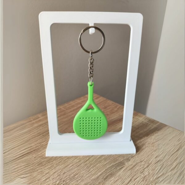 Porte-Clés Raquette Padel Unicolore - Accessoire Sport