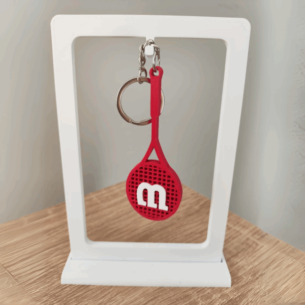 Porte-Clés Raquette Tennis Authentique - Accessoire Sportif – Image 3
