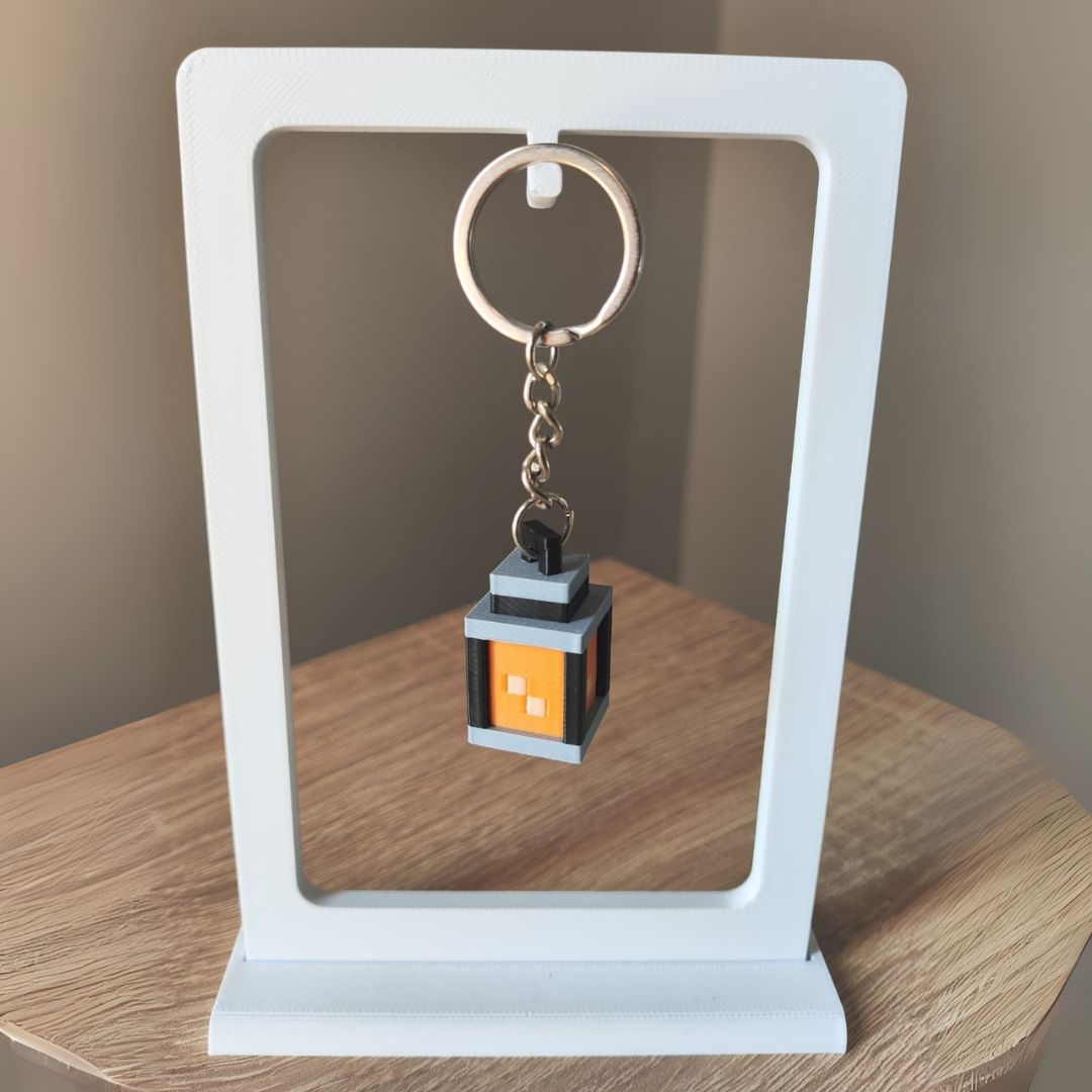 Porte-Clés Lampe Minecraft Décoratif - Accessoire Gaming Bloc Torche Cadeau Gamer - Image 2