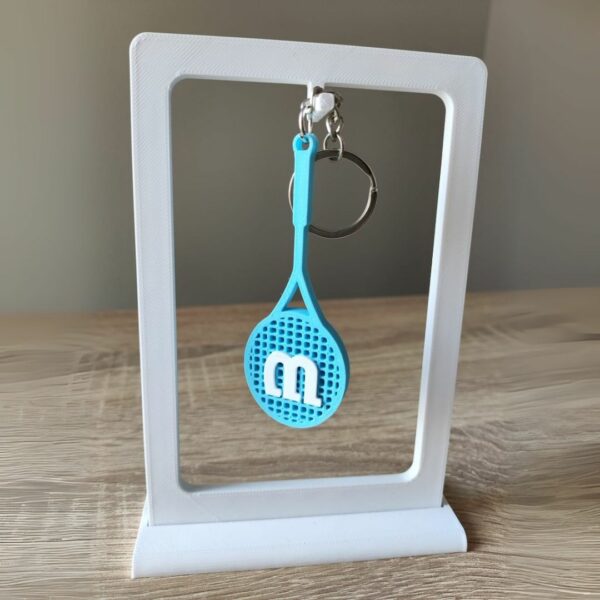Porte-Clés Raquette Tennis Authentique - Accessoire Sportif – Image 4