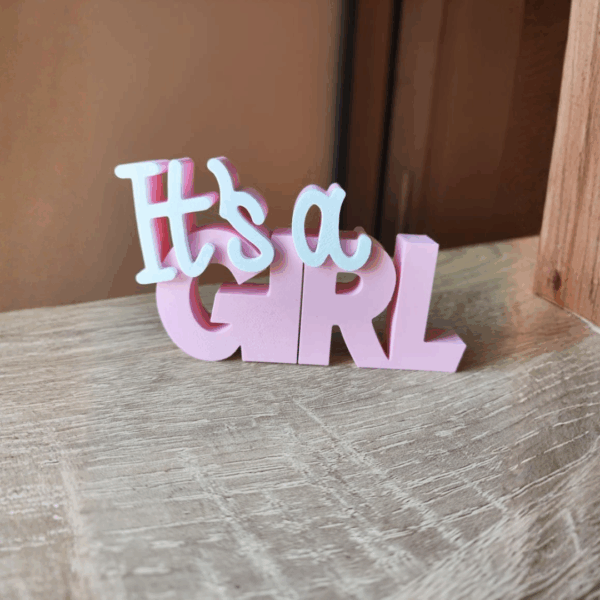 Panneau Décoratif Naissance Bébé - Welcome Baby It's a Girl Boy Décoration Baby Shower – Image 5