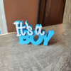 Panneau Décoratif Naissance Bébé - Welcome Baby It's a Girl Boy Décoration Baby Shower - It's a Boy