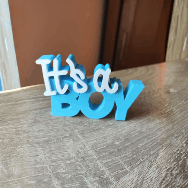 Panneau Décoratif Naissance Bébé - Welcome Baby It's a Girl Boy Décoration Baby Shower – Image 3