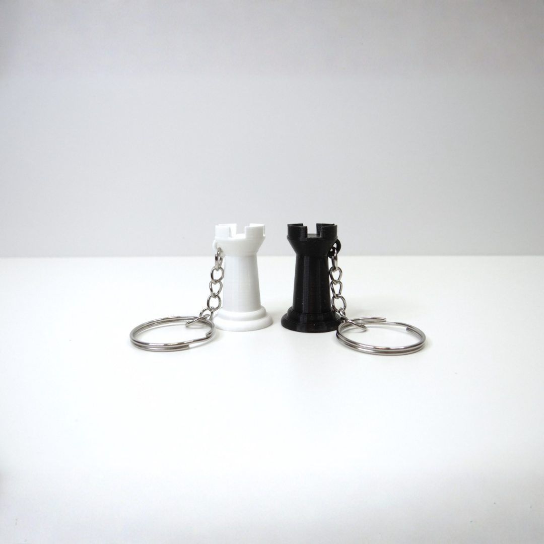 Porte-Clés Pièces Échecs Noir Collection - Accessoire Chess Stratégie Cadeau Joueur - Image 2