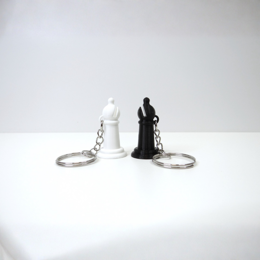 Porte-Clés Pièces Échecs Noir Collection - Accessoire Chess Stratégie Cadeau Joueur - Image 5