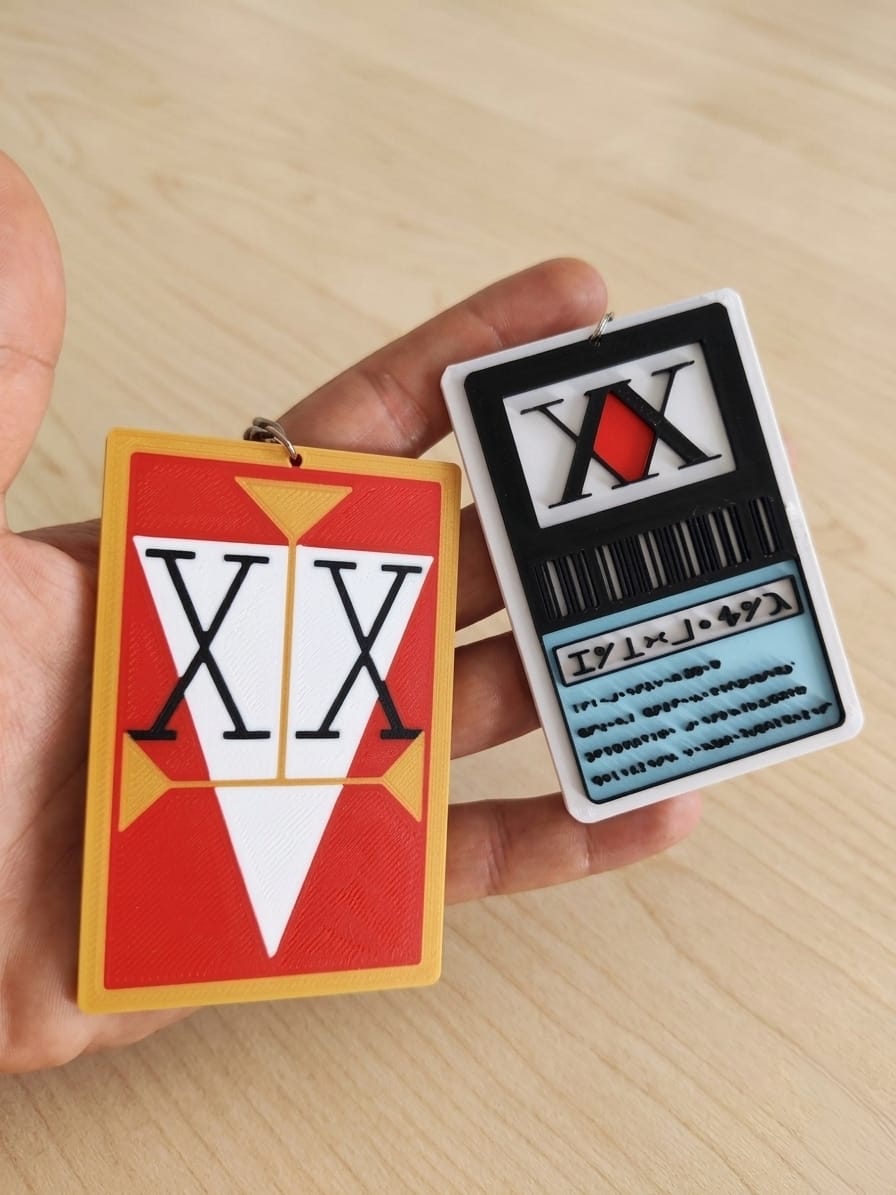 Porte-Clés Licence Hunter x Hunter - Carte Identité HxH Accessoire Manga Anime Otaku – Image 4