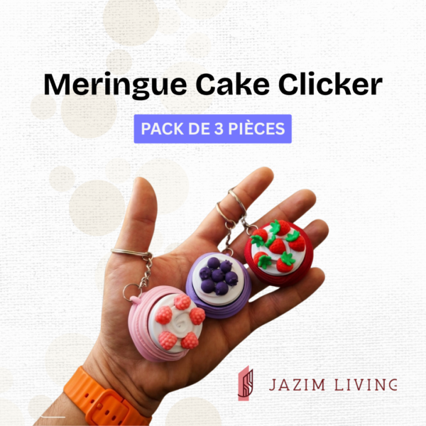 Porte-clés Gâteau Clicker aux Fruits – Image 2