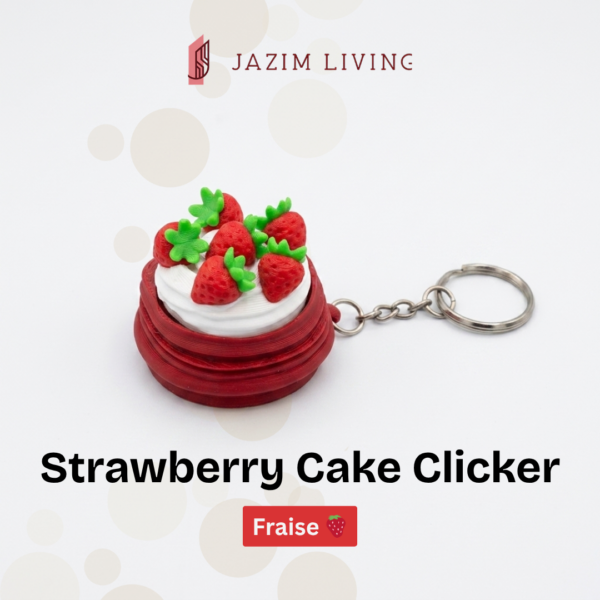 Porte-clés Gâteau Clicker aux Fruits – Image 5