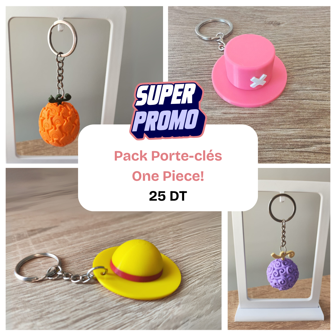 Pack Porte-clés One Piece – Image 3