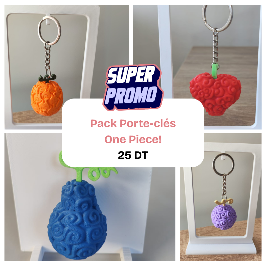 Pack Porte-clés One Piece – Image 2