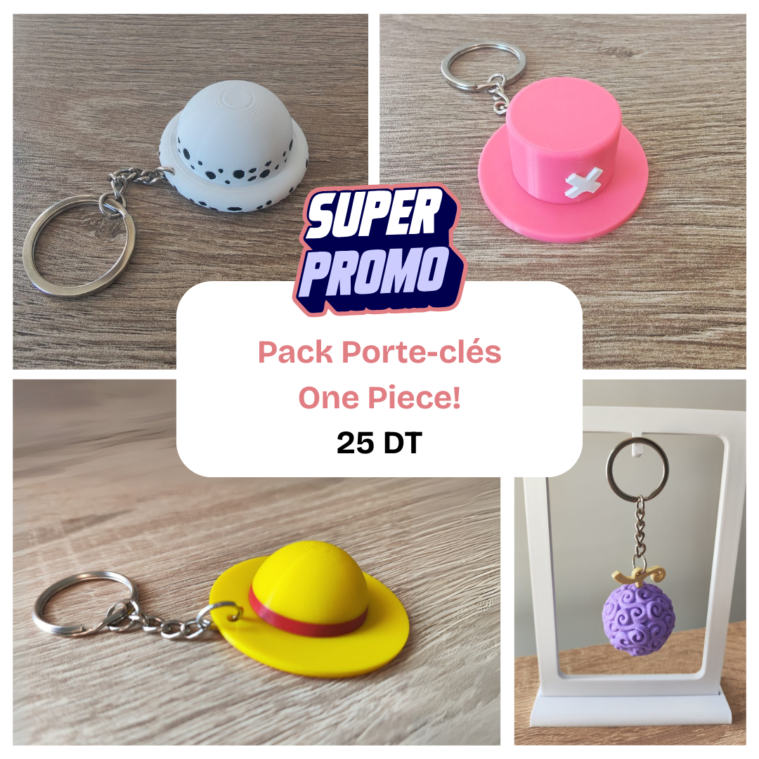 Pack Porte-clés One Piece