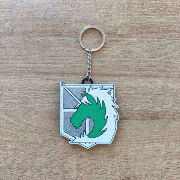 Pack Porte-clés Attack on Titan Emblème Militaire – Image 3