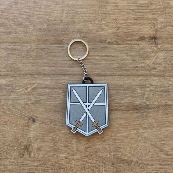 Pack Porte-clés Attack on Titan Emblème Militaire – Image 4