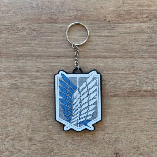 Pack Porte-clés Attack on Titan Emblème Militaire – Image 5