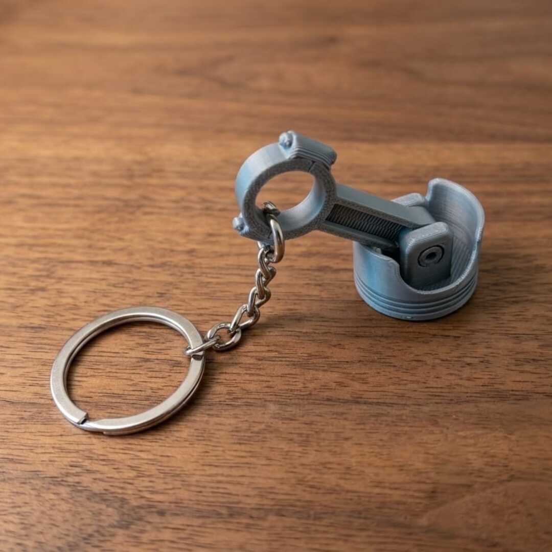 Porte-clés Piston avec Bielle Articulée