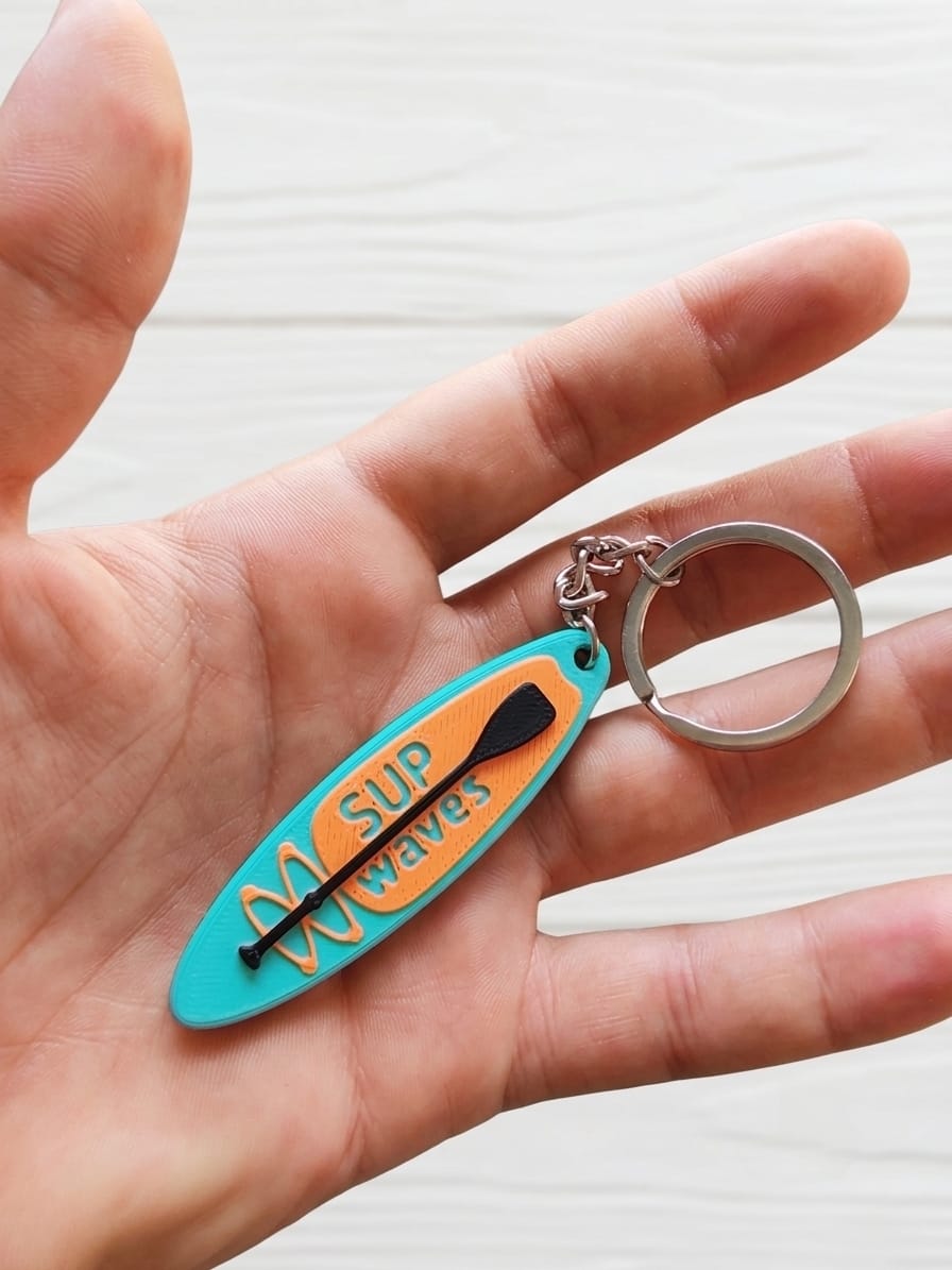Porte-clés Surf & Stand-Up Paddle "SUP Waves" – Image 2