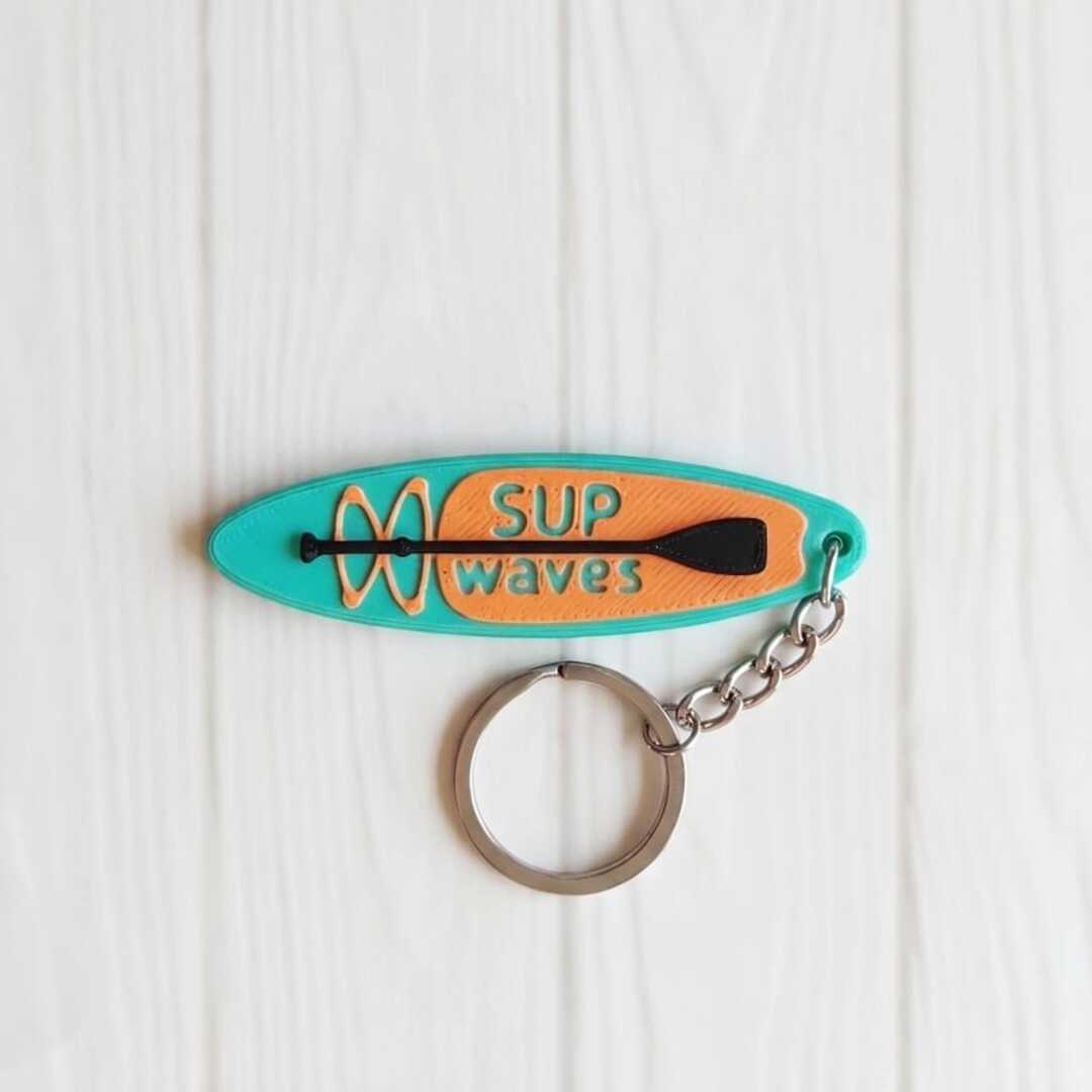 Porte-clés Surf & Stand-Up Paddle "SUP Waves"